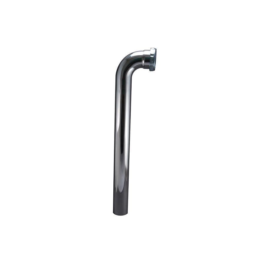 Tubular Waste Arm, 1-1/2 in, Tube x Slip Joint, 20 ga, Chrome