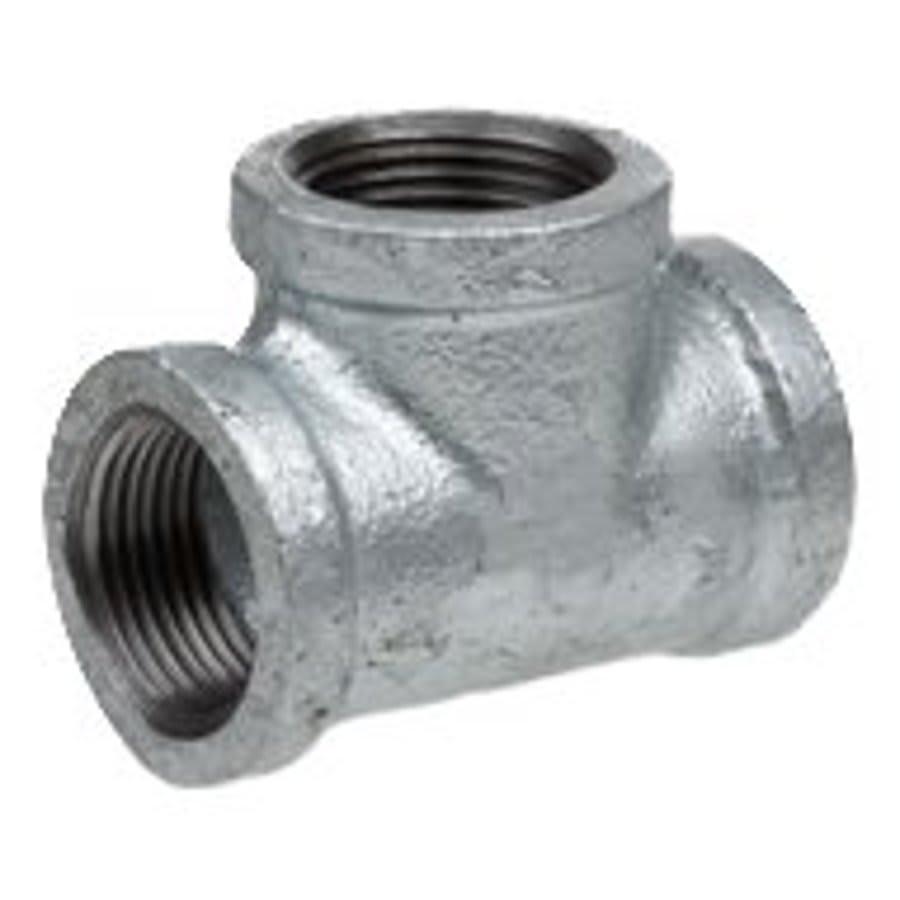 Tee, 2 in, FNPT, 150 lb, Malleable Iron, Galvanized