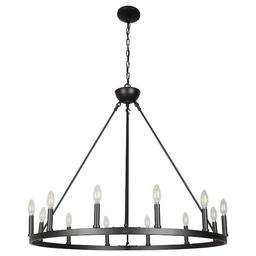 12-Light Matte Black Chandelier Wagon Wheel Steel Frame - to4zwxvafzz1dvy8th53_473075f3-4976-41d4-9d2a-a3de9476b5f2@2x.jpg