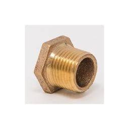 Hex Head Bushing, 1 x 1/4 in, MNPT x FNPT, Lead Free Brass, Rough Brass - u6tmakd0fot2t0pwq9zy_6d7bbfa1-ac41-40ef-8bec-5d4a2bac859b@2x.jpg