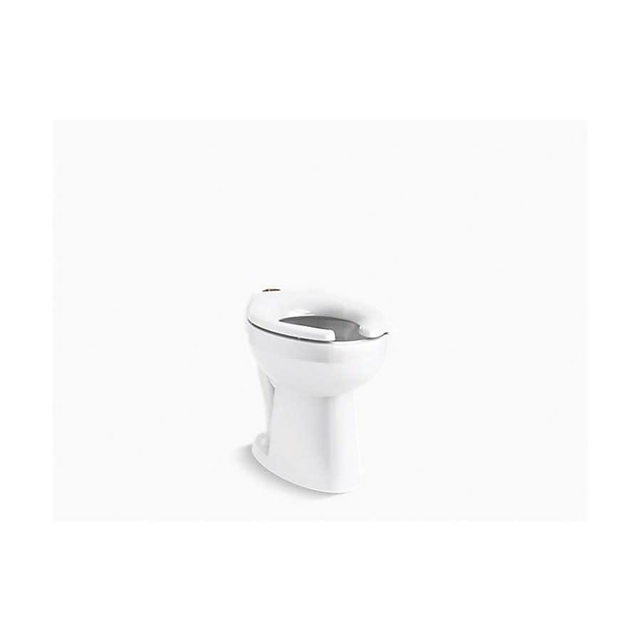 Highcliff™ Ultra Toilet Bowl, Floor Mount, 10 or 12 in Rough, ADA, Elongated, Flushometer, White