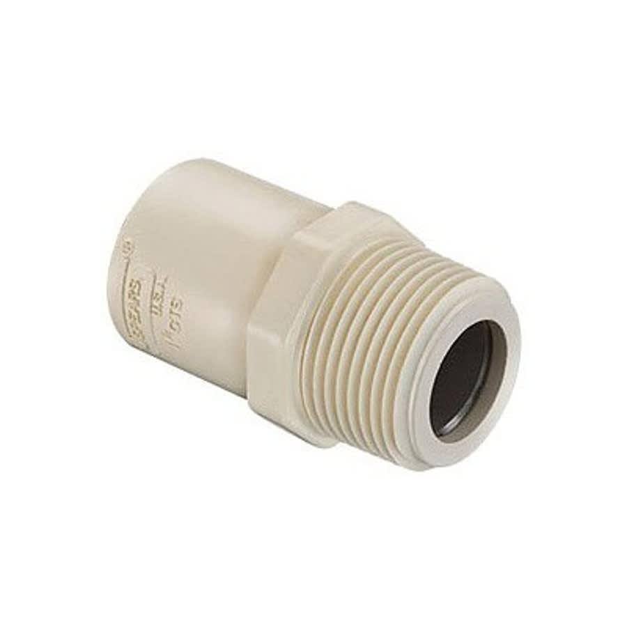 Male Adapter, 1 in, Socket x MNPT Stainless, SCH 40/STD, CPVC
