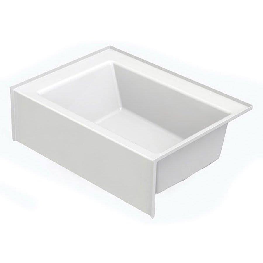 Everyday Alcove Tub, 60 x 42 x 18 in, Right Hand Drain, White