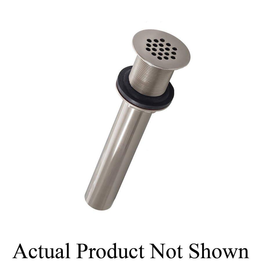 Two-Piece Plug Without Overflow Holes, Polished Chrome