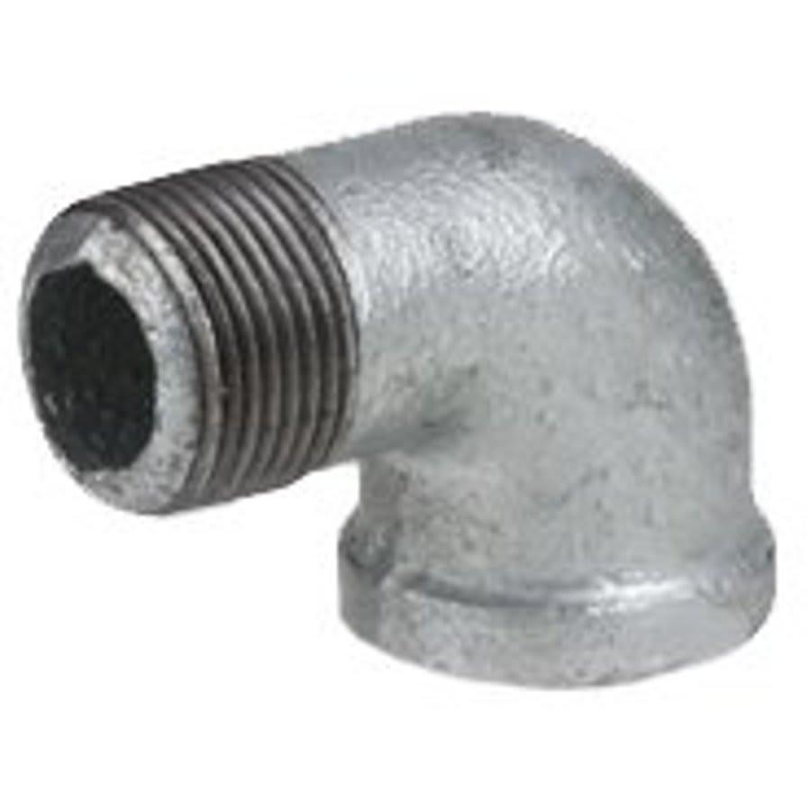 90 deg Street Elbow, 3/4 in, MNPT x FNPT, 150 lb, Malleable Iron, Galvanized