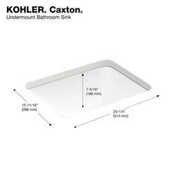 Caxton 20-5/16 in. Rectangular Undermount Bathroom Sink with Overflow in White - white-kohler-undermount-bathroom-sinks-k-r20000-0-40_1000@2x.jpg