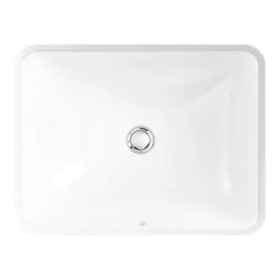Caxton 20-5/16 in. Rectangular Undermount Bathroom Sink with Overflow in White - white-kohler-undermount-bathroom-sinks-k-r20000-0-64_1000@2x.jpg