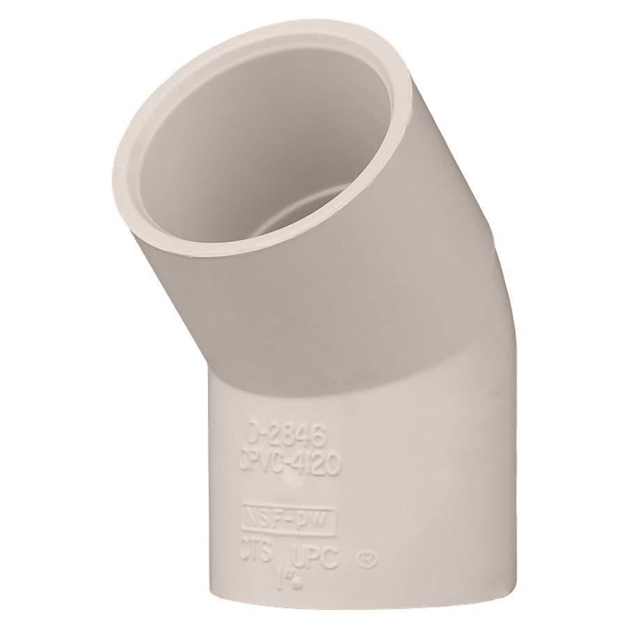 FlowGuard Gold® Elbow, 45 deg Elbow, 1-1/4 in, Socket, SDR 11, CPVC