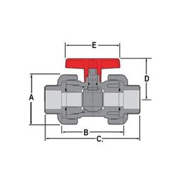 1-Piece Ball Valve, 3 in, Union Socket, Standard Port, CPVC Ball, CPVC - xirae3rnxofkdyc1asch_7e96006a-7d1b-407f-8118-339c7a30b181@2x.jpg