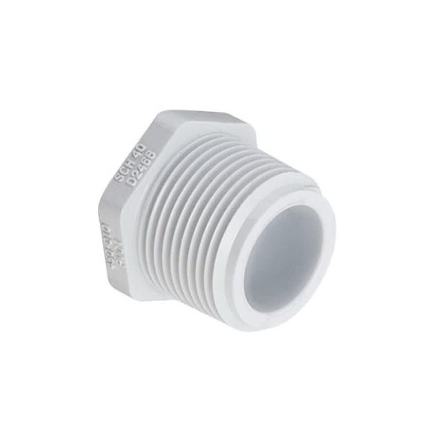 Plug, 1-1/2 in, MNPT, SCH 40/STD, PVC