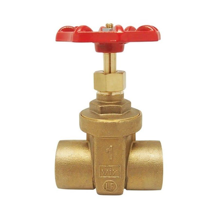 207AB Non-Rising Stem Gate Valve, 1-1/2 in, C, Brass