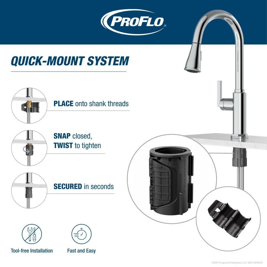 Orrs 1.2 GPM Single Hole Bathroom Faucet with Pop-Up Drain Assembly