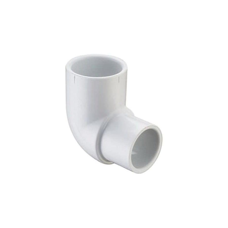 90 deg Elbow, 1-1/4 x 1 in, Socket, SCH 40/STD, PVC