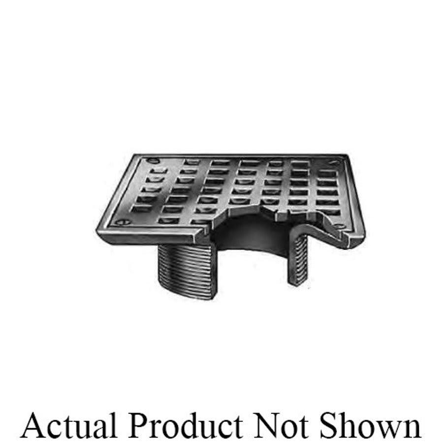 B05 Floor Drain Top, 5 in, Square, Nickel Bronze