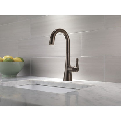 Transitional Single Handle Bar Faucet with Swivel Spout