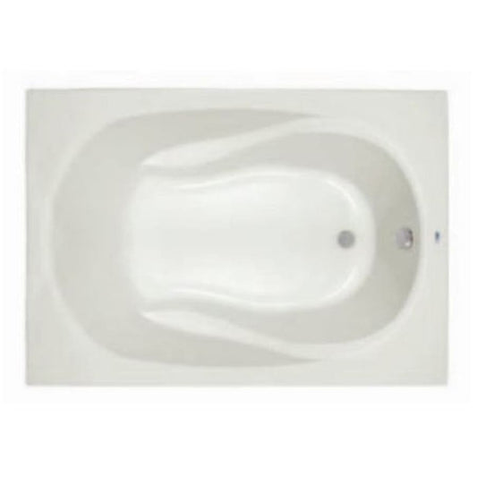 Lansford 60" x 32" Drop In Acrylic Soaking Tub with Reversible Drain and Overflow