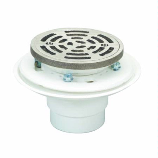 2" ABS Adjustable Shower Drain with Heavy Duty Strainer