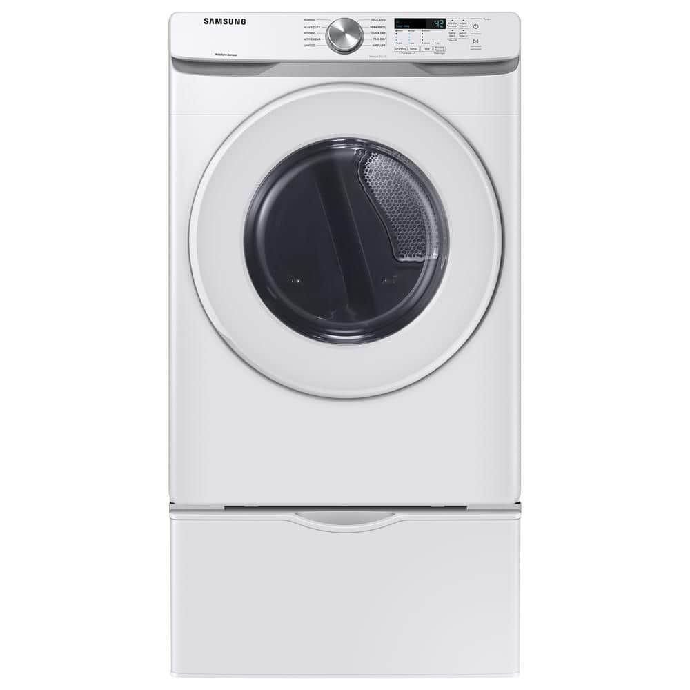 Electric Dryer With 7.5 Cu. Ft. Capacity and 10 Dryer Programs