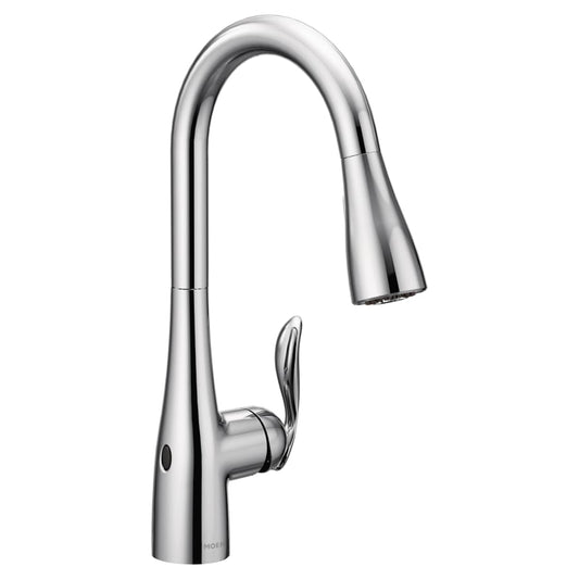 Arbor Pull-Down High Arc Kitchen Faucet with MotionSenseâ¢, Power Cleanâ¢, and Reflexâ¢ Technology - Includes Escutcheon Plate