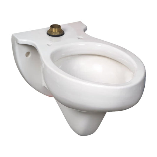 Rapidway Wall Mounted Elongated Bowl With Top Spud - Less Seat and Flushometer