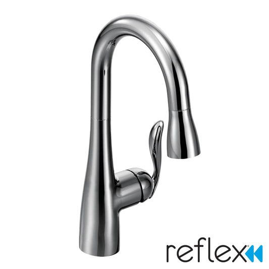 Arbor Single Handle Pulldown Spray Bar Faucet with Reflex Technology