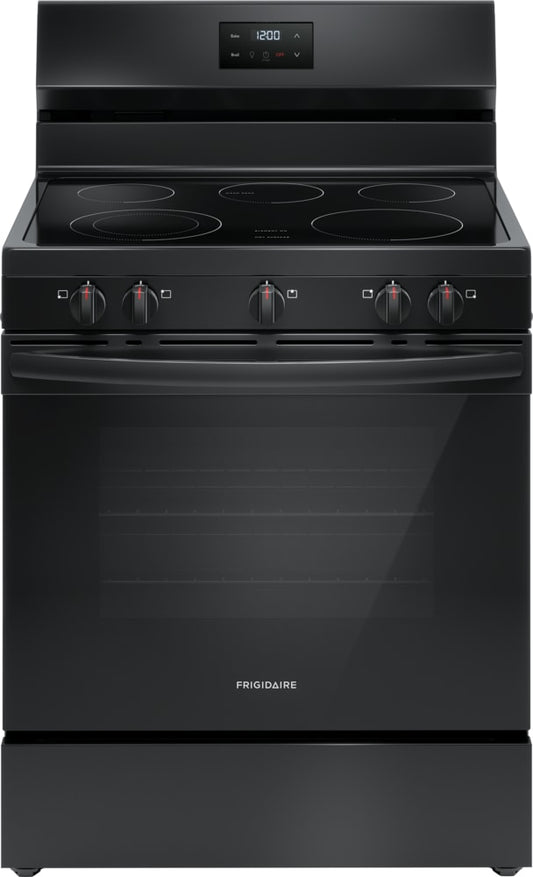 Frigidaire 30 in. 5.3 cu. ft. Electric Range with Manual Clean in Black