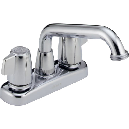 Classic Double Handle Laundry Faucet with Plastic Lever Handles