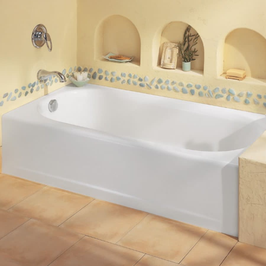 Princeton 60" Americast Bathtub with Right Hand Drain - Lifetime Warranty - Drain Included