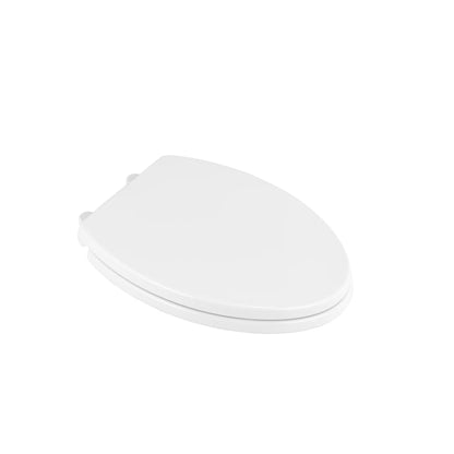 Cadet Elongated Closed-Front Toilet Seat with Soft Close, Quick Release, Ever-Tite and EverClean