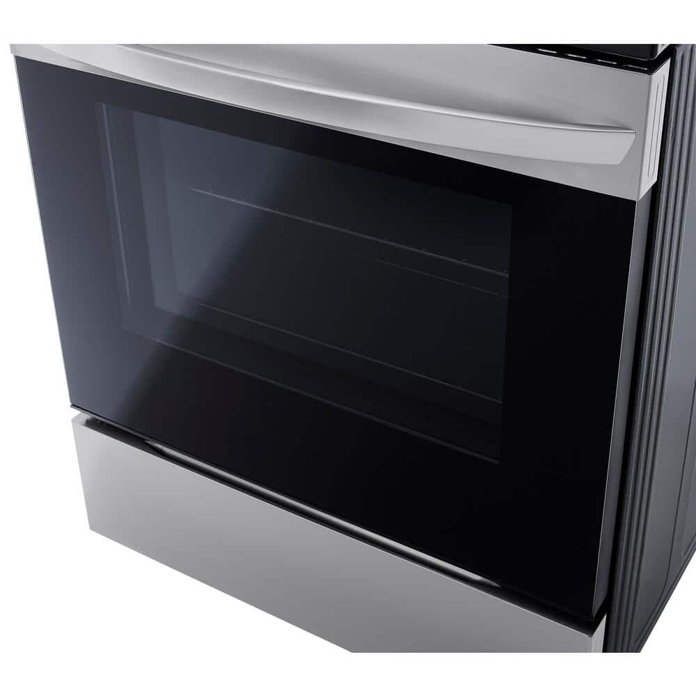 30"W 6.3Cuft Electric Smoothtop Smart Range Stainless Steel