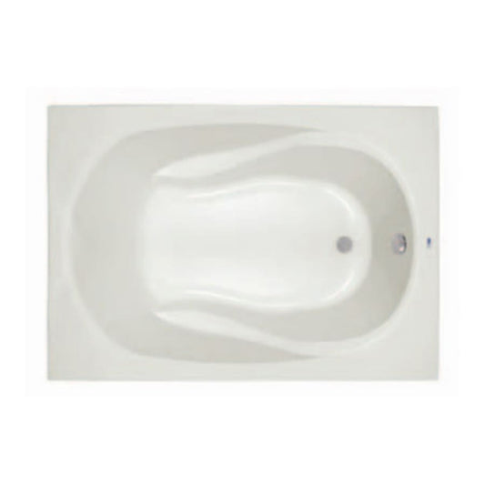 Lansford 60" x 42" Drop In Acrylic Soaking Tub with Reversible Drain and Overflow