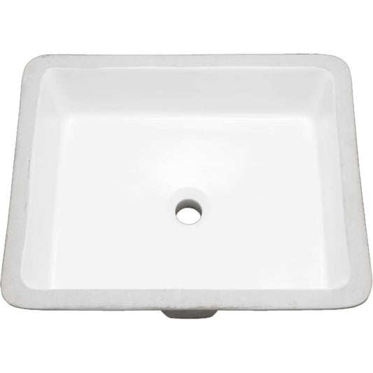 Stedman 19-7/8" Rectangular Vitreous China Undermount Bathroom Sink with Overflow
