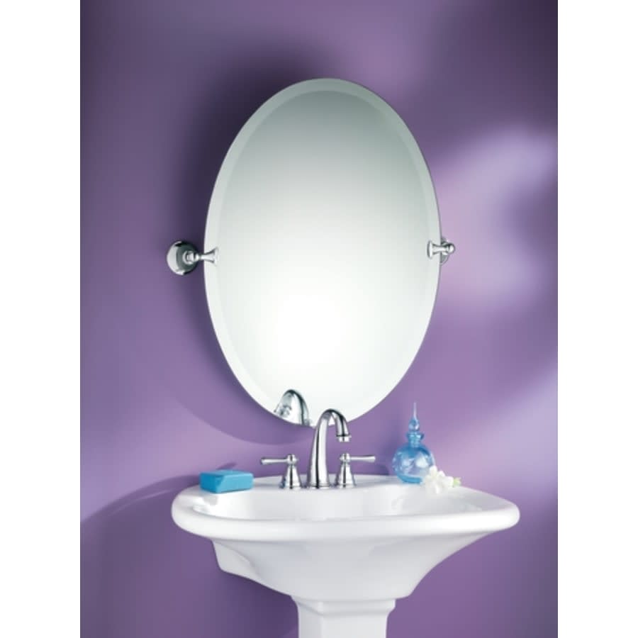 26" Tall Tilting Oval Mirror from the Glenshire Collection